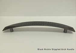 Black Nickle Stippled Arch Handle 