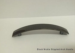 Black Nickle Stippled Arch Handle small