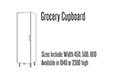 Kitchen Single Grocery Cupboard