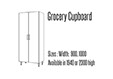 Kitchens Double Grocery Cupboard