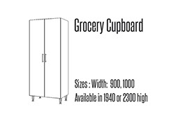 Kitchens Double Grocery Cupboard