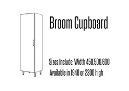 Kitchen Single broom cupboard