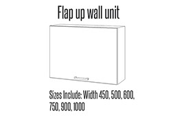 Kitchen Flap up wall unit 