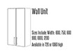 Kitchen Double wall unit 