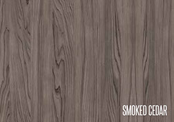 Melamine Board Wood Grain Smoked Cedar