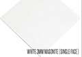 Melamine Board White 3mm Masonite (Single Face)