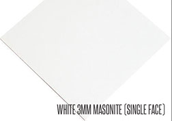 Melamine Board White 3mm Masonite (Single Face)