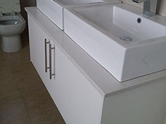 Bathroom vanity White