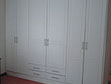 Bedrooms White Built in cupboards 