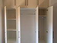 Bedrooms Beech wood grain built in cupboards 