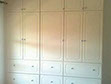 Bedrooms Built in cupboard White