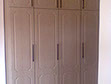 Bedrooms Beech wood grain built in cupboards 