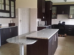 Mahogany Kitchen with Island 