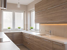 Wood grain Kitchen 